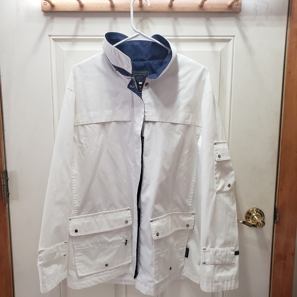 Pacific Trail White Women's Windbreaker Jacket L